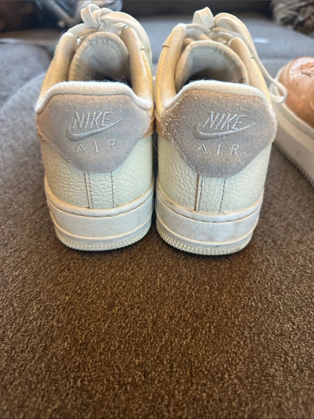Nike Women's Sneakers in White, Cream, and Tan